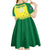 Custom Australia Cricket Kid Short Sleeve Dress Go Champions Aussies LT05 - Wonder Print Shop