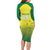 Custom Australia Cricket Long Sleeve Bodycon Dress Go Champions Aussies LT05 - Wonder Print Shop