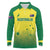 Custom Australia Cricket Long Sleeve Polo Shirt Go Champions Aussies LT05 - Wonder Print Shop