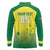 Custom Australia Cricket Long Sleeve Polo Shirt Go Champions Aussies LT05 - Wonder Print Shop