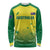 Custom Australia Cricket Long Sleeve Shirt Go Champions Aussies LT05 - Wonder Print Shop