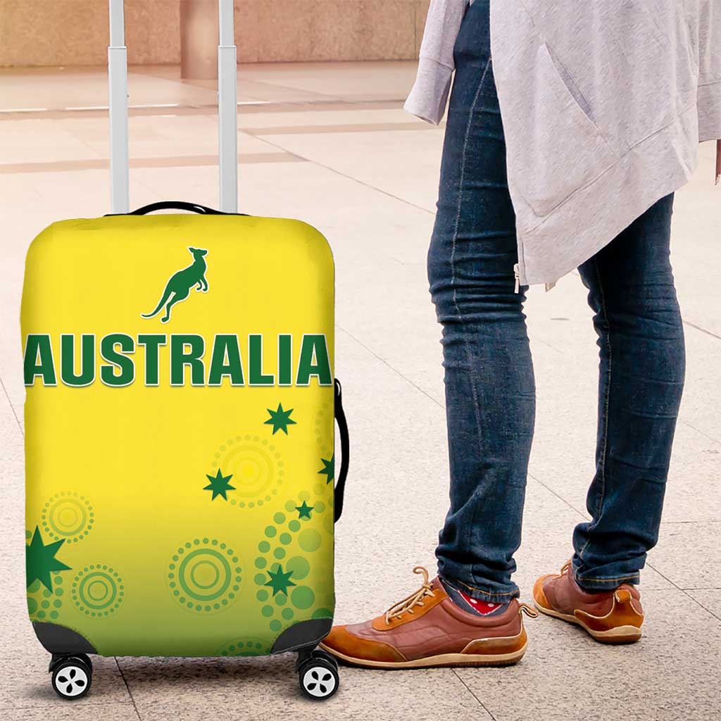 Custom Australia Cricket Luggage Cover Go Champions Aussies