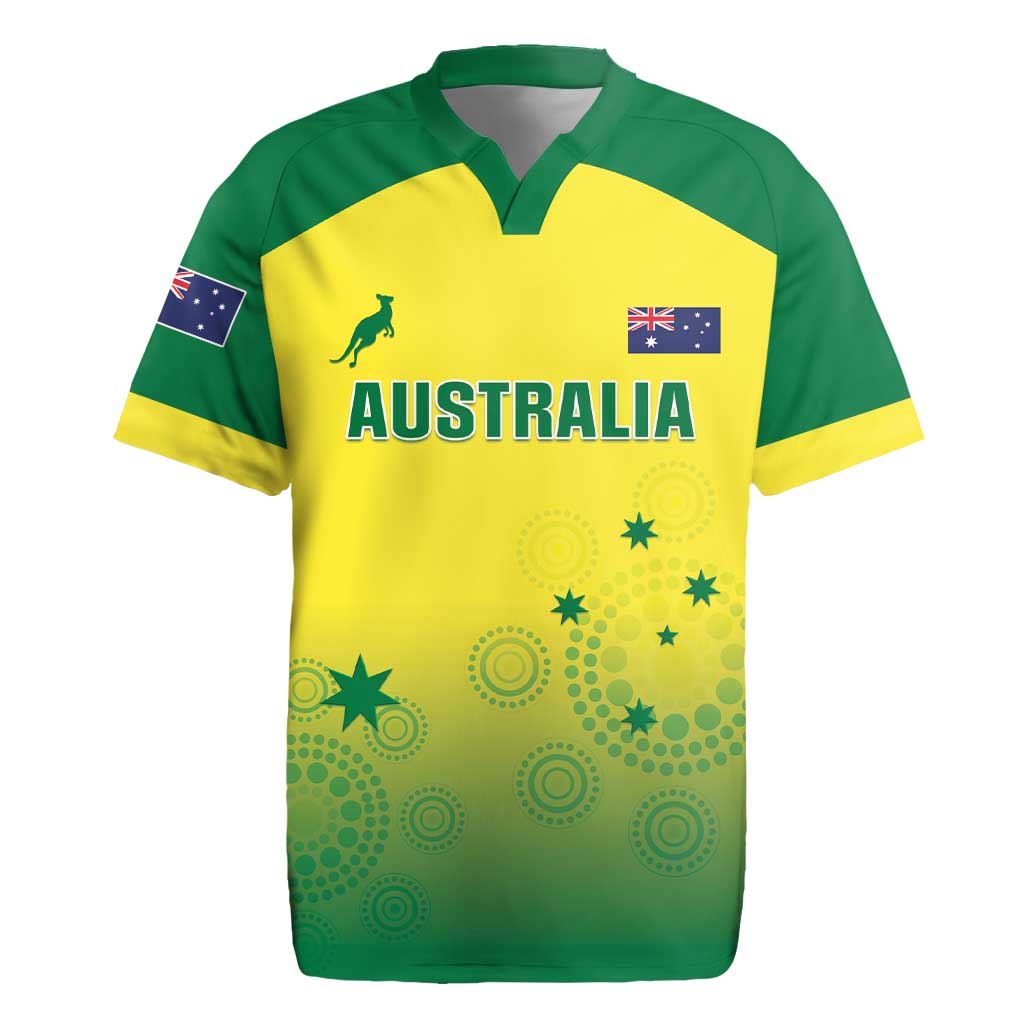 Custom Australia Cricket Rugby Jersey Go Champions Aussies