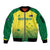 Custom Australia Cricket Sleeve Zip Bomber Jacket Go Champions Aussies LT05 - Wonder Print Shop