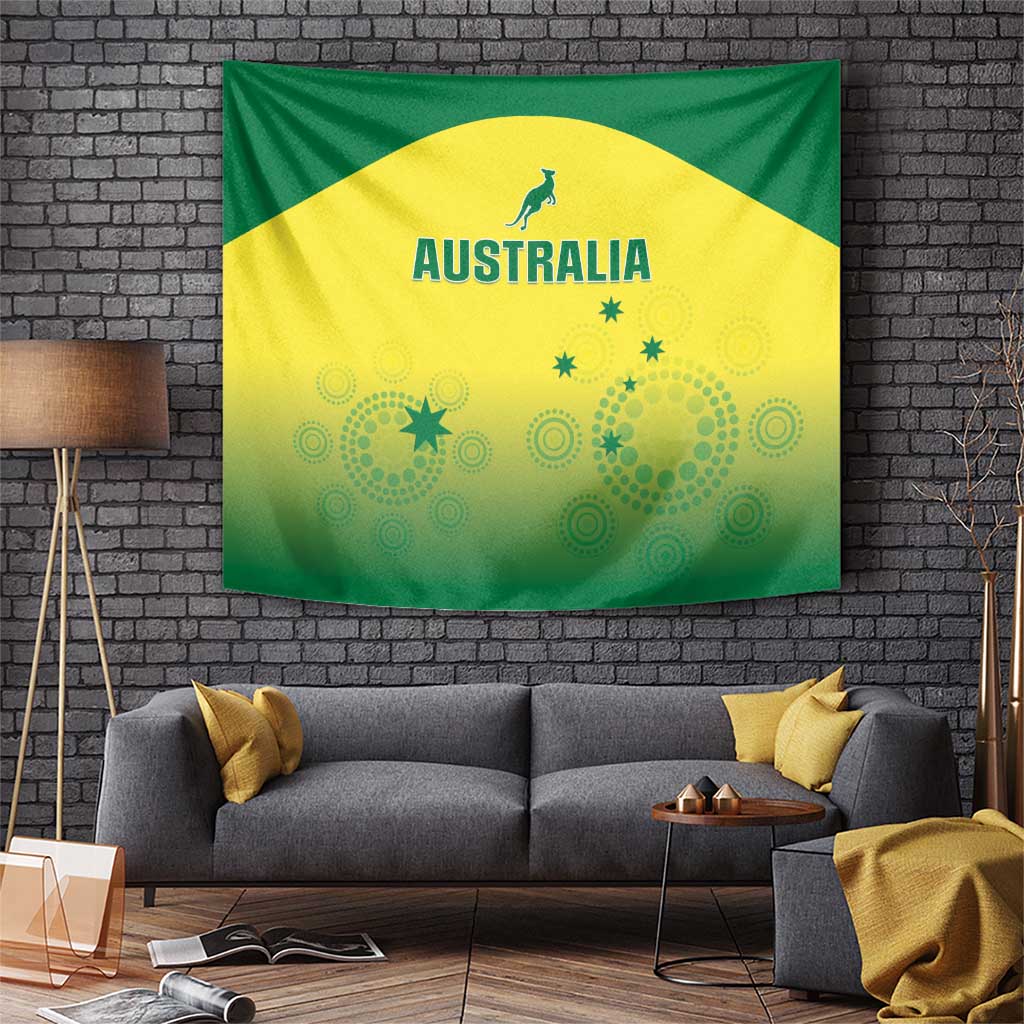 Custom Australia Cricket Tapestry Go Champions Aussies