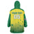 Custom Australia Cricket Wearable Blanket Hoodie Go Champions Aussies