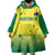 Custom Australia Cricket Wearable Blanket Hoodie Go Champions Aussies