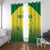 Custom Australia Cricket Window Curtain Go Champions Aussies