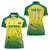 Custom Australia Cricket Women Polo Shirt Go Champions Aussies