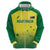 Custom Australia Cricket Zip Hoodie Go Champions Aussies