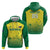 Custom Australia Cricket Zip Hoodie Go Champions Aussies