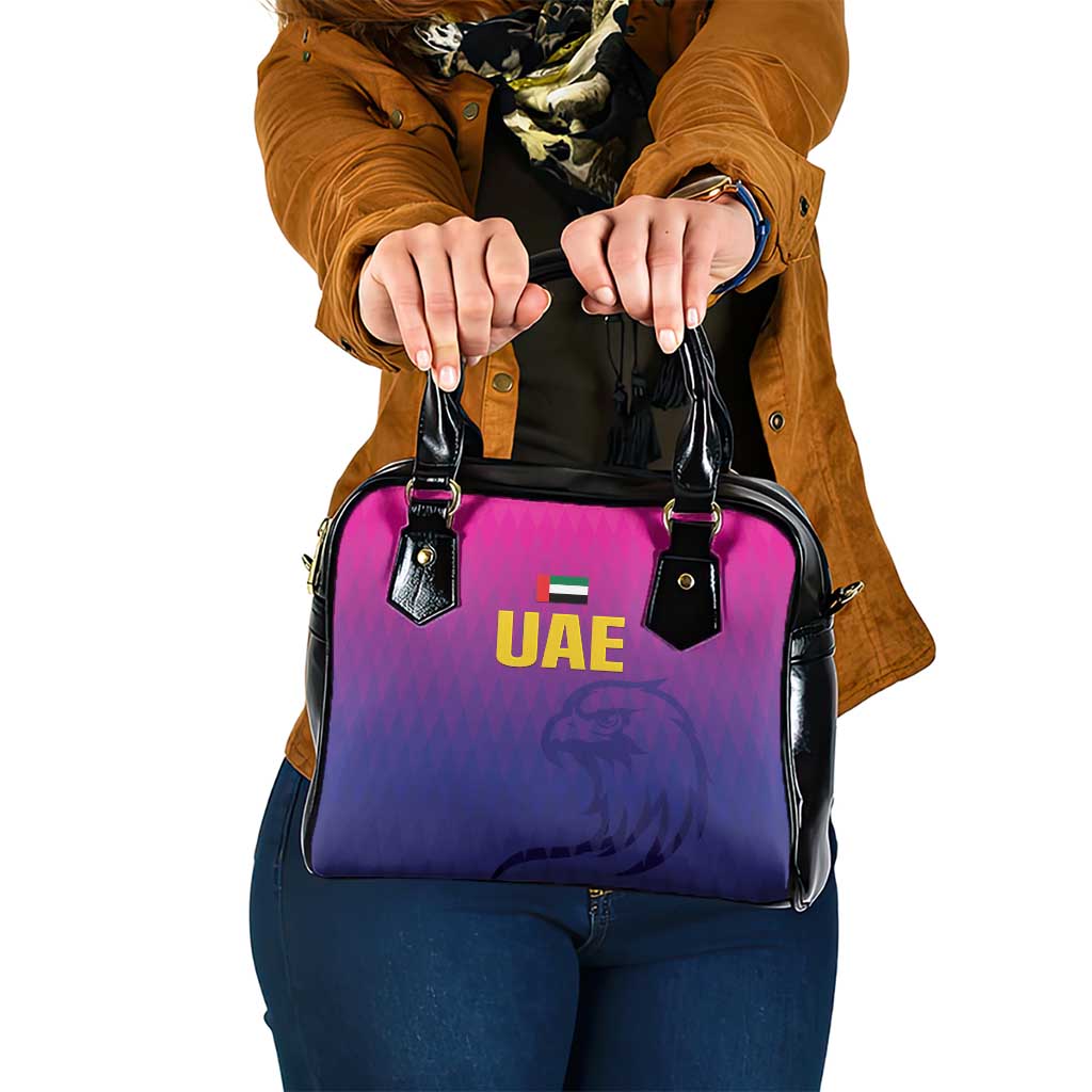 United Arab Emirates Cricket Shoulder Handbag Go Champions Sporty Style