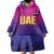 Custom United Arab Emirates Cricket Wearable Blanket Hoodie Go Champions Sporty Style