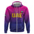 Custom United Arab Emirates Cricket Zip Hoodie Go Champions Sporty Style LT05 - Wonder Print Shop