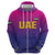 Custom United Arab Emirates Cricket Zip Hoodie Go Champions Sporty Style LT05 - Wonder Print Shop