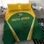 South Africa Cricket Bedding Set Go Champions Protea Pattern LT05 - Wonder Print Shop