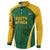 Custom South Africa Cricket Button Sweatshirt Go Champions Protea Pattern LT05 - Wonder Print Shop