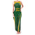 Custom South Africa Cricket Family Matching Tank Maxi Dress and Hawaiian Shirt Go Champions Protea Pattern LT05 - Wonder Print Shop