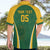 Custom South Africa Cricket Hawaiian Shirt Go Champions Protea Pattern LT05 - Wonder Print Shop