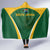 South Africa Cricket Hooded Blanket Go Champions Protea Pattern