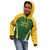 Custom South Africa Cricket Kid Hoodie Go Champions Protea Pattern LT05 - Wonder Print Shop