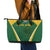 South Africa Cricket Leather Tote Bag Go Champions Protea Pattern LT05 - Wonder Print Shop