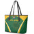 South Africa Cricket Leather Tote Bag Go Champions Protea Pattern LT05 - Wonder Print Shop