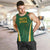 Custom South Africa Cricket Men Tank Top Go Champions Protea Pattern