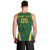 Custom South Africa Cricket Men Tank Top Go Champions Protea Pattern