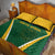 South Africa Cricket Quilt Bed Set Go Champions Protea Pattern