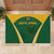 South Africa Cricket Rubber Doormat Go Champions Protea Pattern