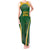 Custom South Africa Cricket Tank Maxi Dress Go Champions Protea Pattern LT05 - Wonder Print Shop