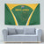 South Africa Cricket Tapestry Go Champions Protea Pattern LT05 - Wonder Print Shop