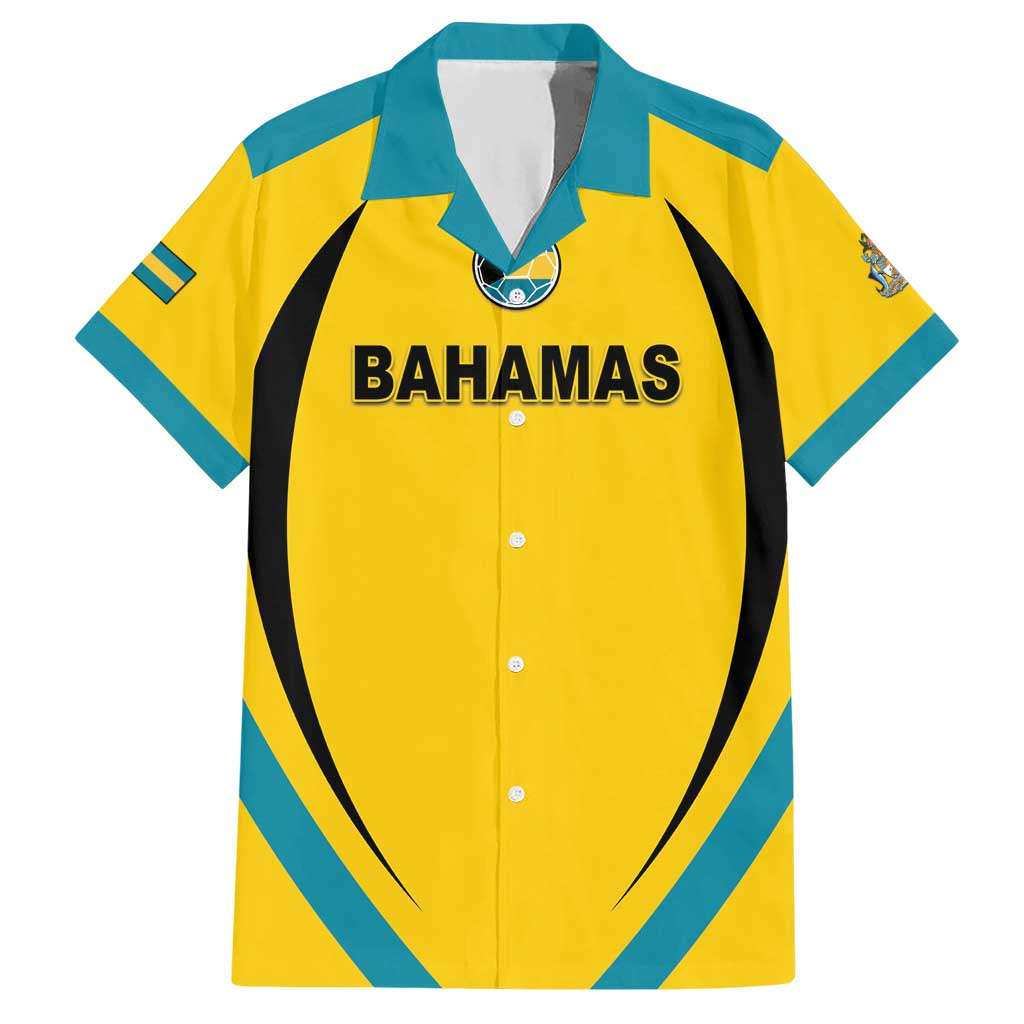 Custom Bahamas Football Hawaiian Shirt Go Champions Baha Boyz