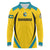 Custom Bahamas Football Long Sleeve Polo Shirt Go Champions Baha Boyz