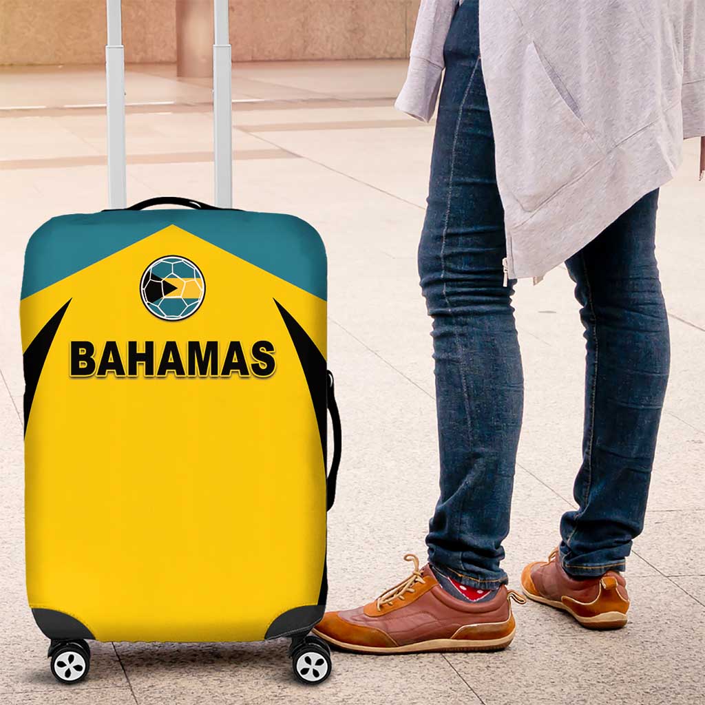 Bahamas Football Luggage Cover Go Champions Baha Boyz