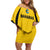 Custom Bahamas Football Off Shoulder Short Dress Go Champions Baha Boyz