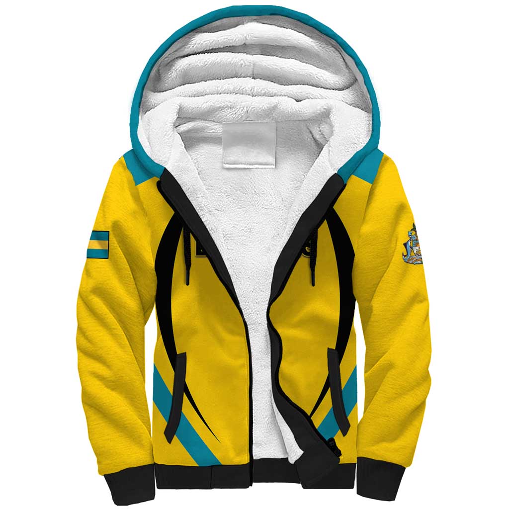 Custom Bahamas Football Sherpa Hoodie Go Champions Baha Boyz