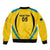 Custom Bahamas Football Sleeve Zip Bomber Jacket Go Champions Baha Boyz