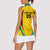 Custom Bahamas Football Women Sleeveless Polo Shirt Go Champions Baha Boyz