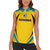 Custom Bahamas Football Women Sleeveless Polo Shirt Go Champions Baha Boyz