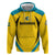 Custom Bahamas Football Zip Hoodie Go Champions Baha Boyz