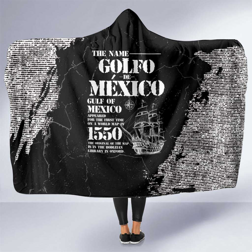 Golfo De Mexico Hooded Blanket Est. Since 1550 And Forever