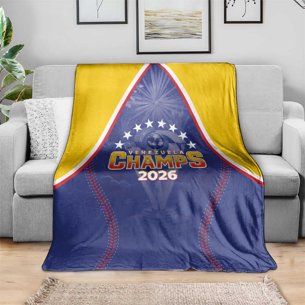 Venezuela Baseball Blanket 1st Champions Glorious Victory