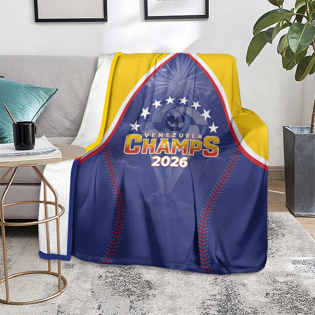 Venezuela Baseball Blanket 1st Champions Glorious Victory