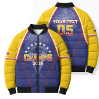 Venezuela Baseball Custom Bomber Puffer Jacket 1st Champions Glorious Victory