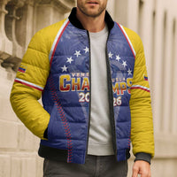 Venezuela Baseball Custom Bomber Puffer Jacket 1st Champions Glorious Victory