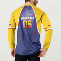 Venezuela Baseball Custom Button Sweatshirt 1st Champions Glorious Victory