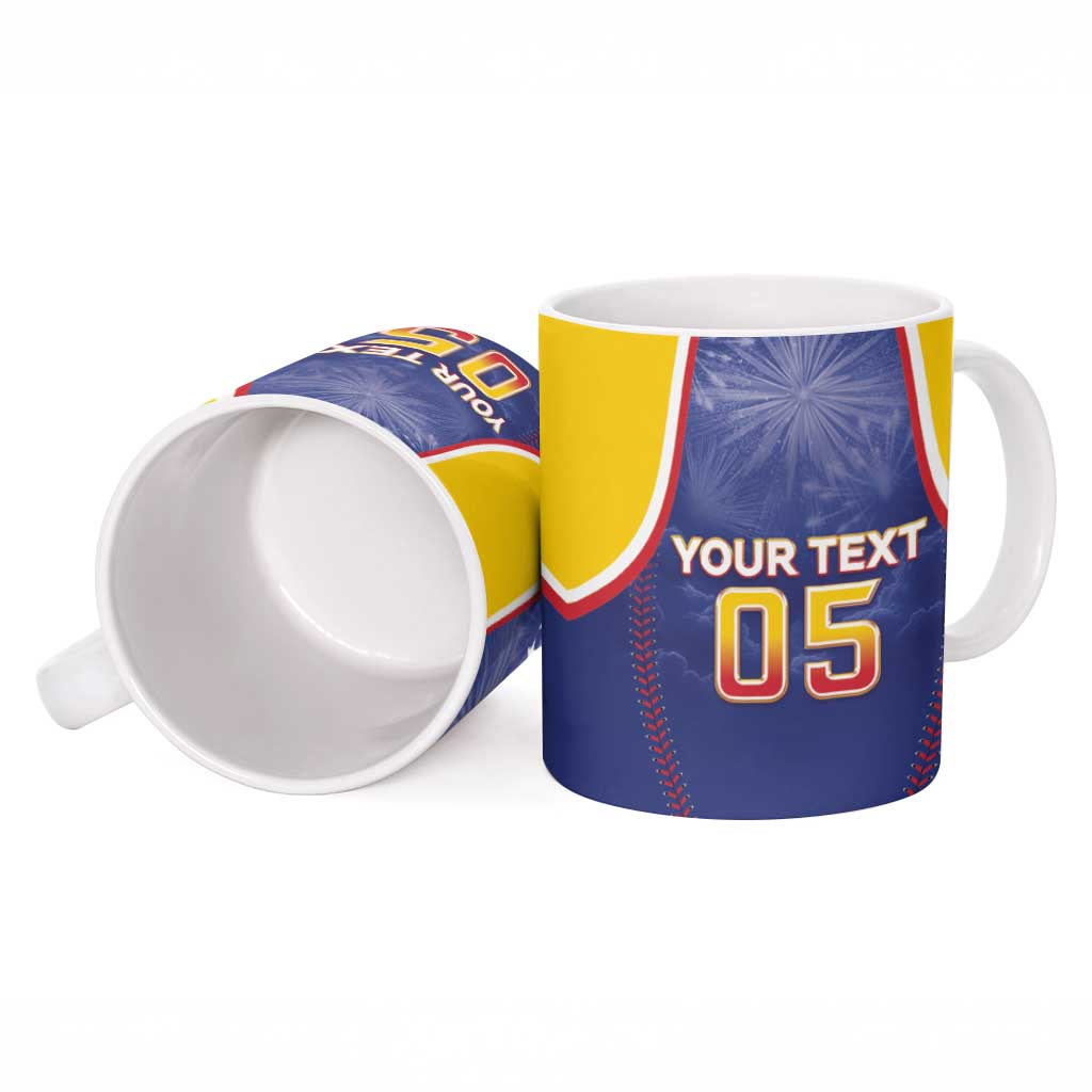 Venezuela Baseball Custom Ceramic Mug 1st Champions Glorious Victory
