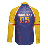 Venezuela Baseball Custom Long Sleeve Button Shirt 1st Champions Glorious Victory
